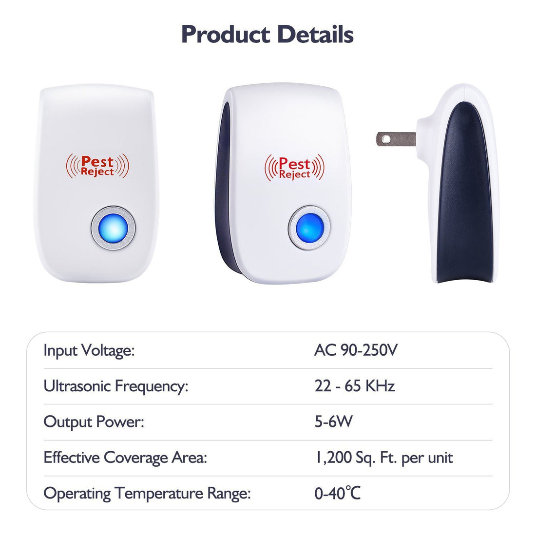Ultrasonic Electronic Pest Repeller