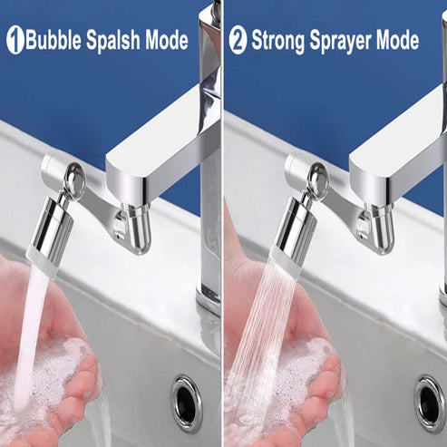 Rotating Faucet Sprayer Nozzle