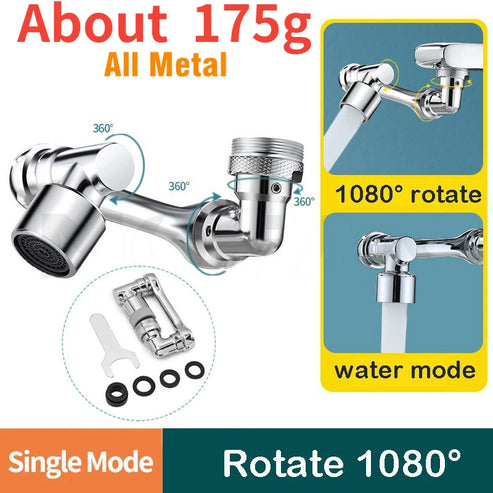 Rotating Faucet Sprayer Nozzle