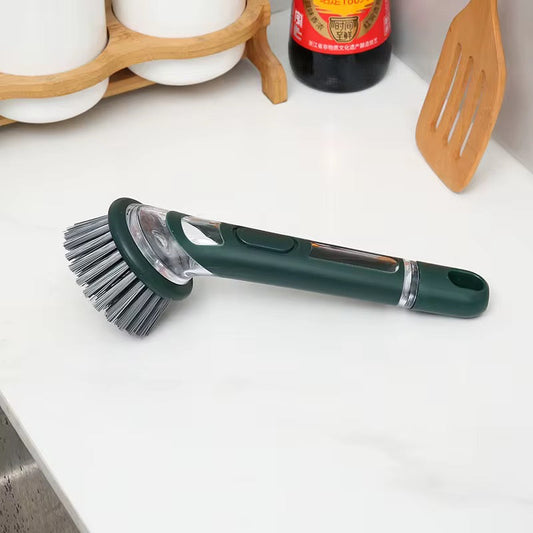 Dishwashing Brush with Integrated Liquid Reservoir